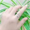 Fox index finger ring Zircon grand open ring, opposite sex ring decoration Xin Mingyang Specification image